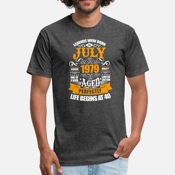 july 1979 40th birthday 40 years bday party t shirt men printed cotton o neck interesting basic spring family shirt
july 1979 40th birthday 40 years bday party t shirt men printed cotton o neck interesting basic spring family shirt
