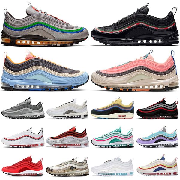 sean wotherspoon 97 men women running shoes undefeated silver bullet 97s bred game royal jesus triple black white sports sneakers 36-45
sean wotherspoon 97 men women running shoes undefeated silver bullet 97s bred game royal jesus triple black white sports sneakers 36-45