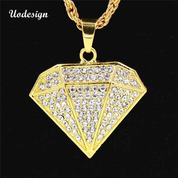 uodesign rhinestone pendant necklace for women/men gold color ethiopian jewelry wholesale hiphop item jewelry, Silver
uodesign rhinestone pendant necklace for women/men gold color ethiopian jewelry wholesale hiphop item jewelry, Silver