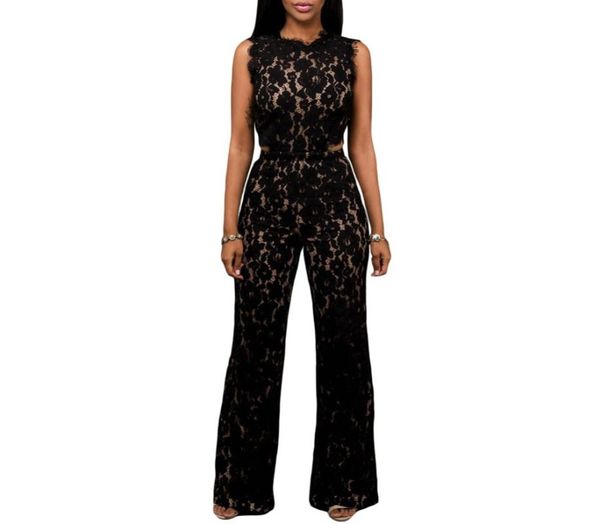 fgirl jumpsuit overalls black lace nude illusion back cutout jumpsuit rompers womens romper fg31375, Black;white
fgirl jumpsuit overalls black lace nude illusion back cutout jumpsuit rompers womens romper fg31375, Black;white