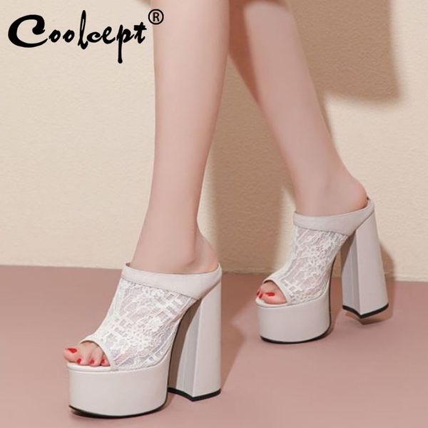 coolcept genuine leather sandals 2020 fashion women shoes peep toe thick bottom platform shoes flower lace print size 33-41, Black
coolcept genuine leather sandals 2020 fashion women shoes peep toe thick bottom platform shoes flower lace print size 33-41, Black