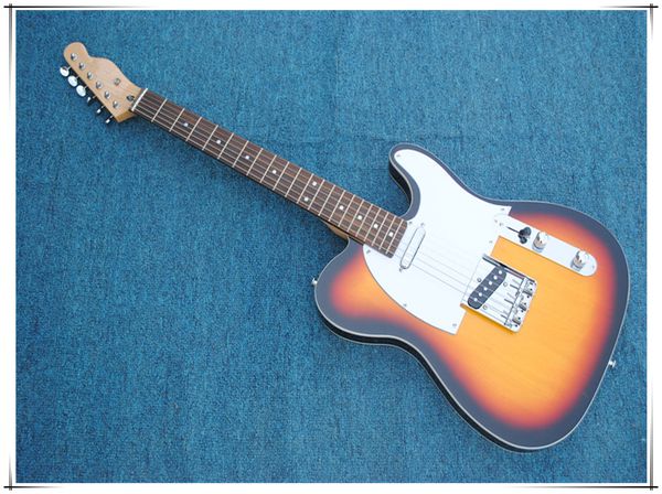 tobacco sunburst electric guitar with white pickguard,rosewood fingerboard,chrome hardware,provide customized service
tobacco sunburst electric guitar with white pickguard,rosewood fingerboard,chrome hardware,provide customized service