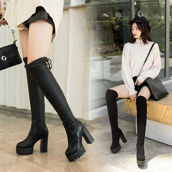 boots women winter knee high platform heel long round toe shoes bottes femme black thick heels chaussures
boots women winter knee high platform heel long round toe shoes bottes femme black thick heels chaussures