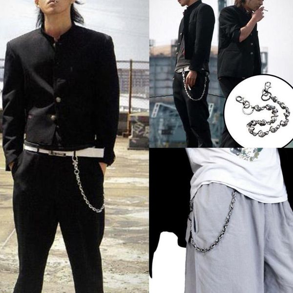 alternative skull connected metal pants chain big devil wo chain versatile and trend personality men dark hip hop waist jap t1f6, Silver
alternative skull connected metal pants chain big devil wo chain versatile and trend personality men dark hip hop waist jap t1f6, Silver