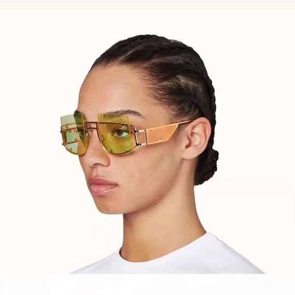 oversized rimless sunglasses fashion sun glass men designer brand women sunglasses shades with box and case, White;black
oversized rimless sunglasses fashion sun glass men designer brand women sunglasses shades with box and case, White;black