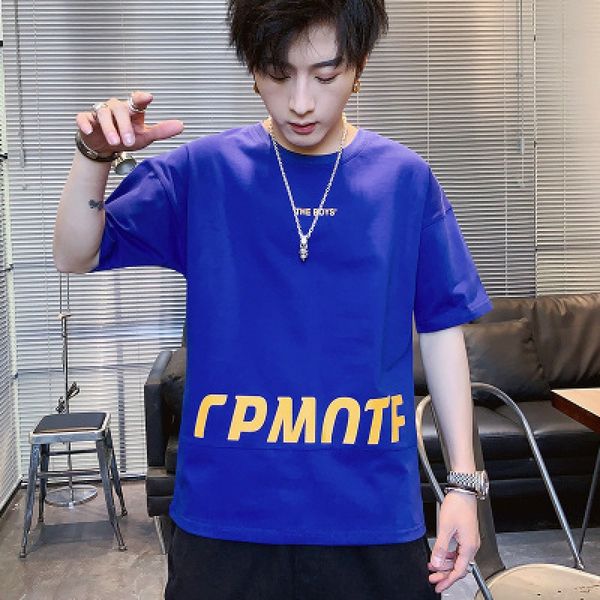2020 summer new short-sleeved t-shirt trend korean half-sleeved half-sleeved boys casual sports, White;black
2020 summer new short-sleeved t-shirt trend korean half-sleeved half-sleeved boys casual sports, White;black