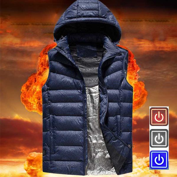 men women outdoor usb infrared heating vest jacket winter flexible electric thermal clothing waistcoat for sports hiking fishing, Blue;black
men women outdoor usb infrared heating vest jacket winter flexible electric thermal clothing waistcoat for sports hiking fishing, Blue;black