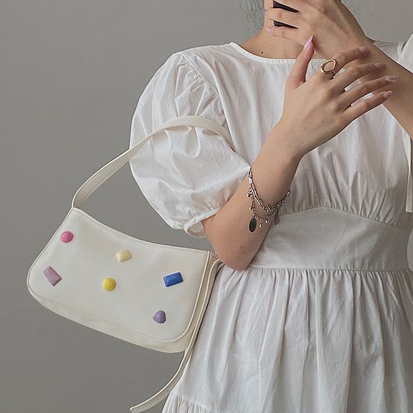 girl heart cute female 2020 spring summer new solid color one-shoulder handbag underarm-bag fashion baguette a171
girl heart cute female 2020 spring summer new solid color one-shoulder handbag underarm-bag fashion baguette a171