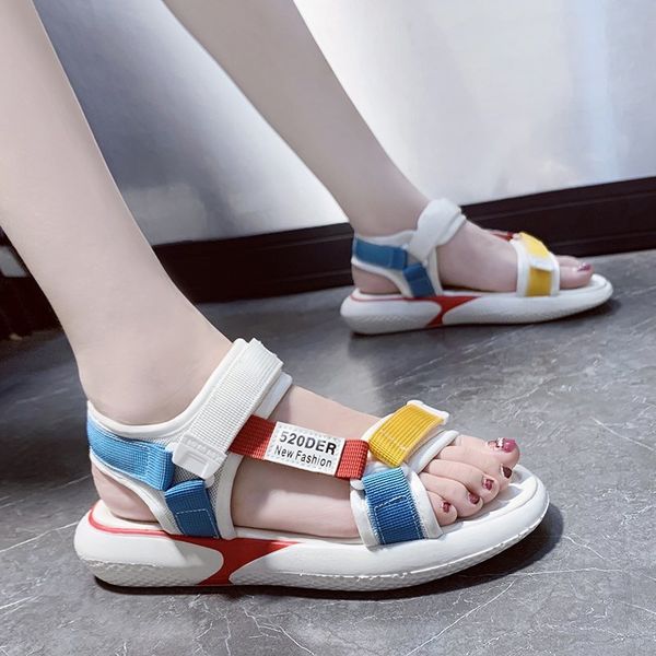 sandals female 2020 summer new simple casual sports sandals fashion wild beach shoes roman x079, Black
sandals female 2020 summer new simple casual sports sandals fashion wild beach shoes roman x079, Black