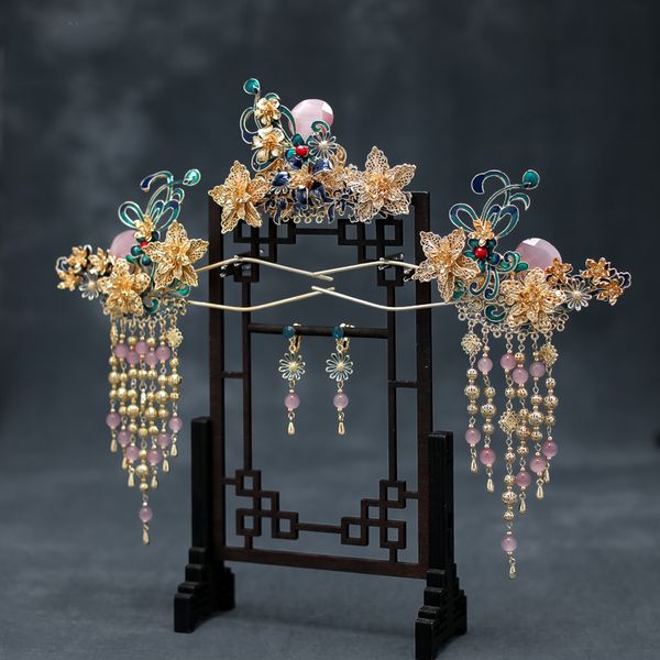 niushuya невеста xiuhe headdress новый золотой китайский кисточкой свадебный костюм древний феникс корона аксессуары для волос, Golden;silver
niushuya невеста xiuhe headdress новый золотой китайский кисточкой свадебный костюм древний феникс корона аксессуары для волос, Golden;silver