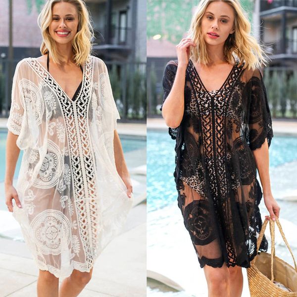 beach coverups for women plus size swimwear cover up tunika swimsuit female pareo sarong womens summer dresses kaftan, White;black
beach coverups for women plus size swimwear cover up tunika swimsuit female pareo sarong womens summer dresses kaftan, White;black