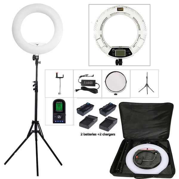 yidoblo fe-480ii two color adjust ring light 480 led lamp video makeup selfie pgraphy lighting + stand + bag battery kit
yidoblo fe-480ii two color adjust ring light 480 led lamp video makeup selfie pgraphy lighting + stand + bag battery kit