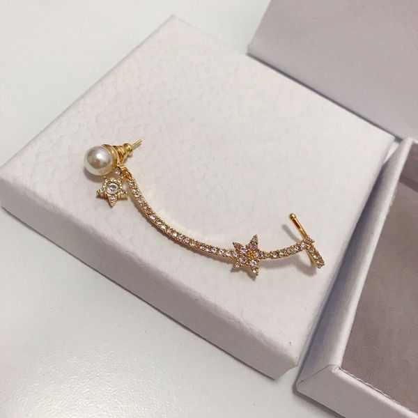 2020 new fashion single star pearl full diamond fashion designer earrings designer jewelry women earrings, Golden
2020 new fashion single star pearl full diamond fashion designer earrings designer jewelry women earrings, Golden