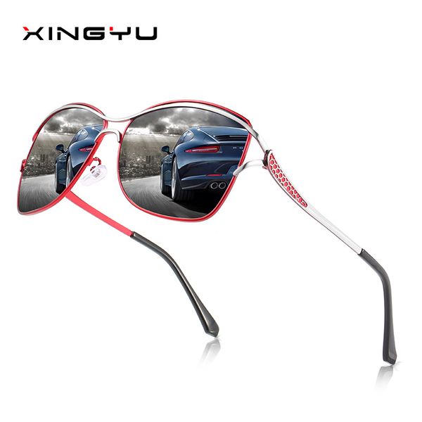 xingyu polarized sunglasses women fashion brand oversized metal frame gradient lens vintage sun glasses gafas de sol mujer, White;black
xingyu polarized sunglasses women fashion brand oversized metal frame gradient lens vintage sun glasses gafas de sol mujer, White;black