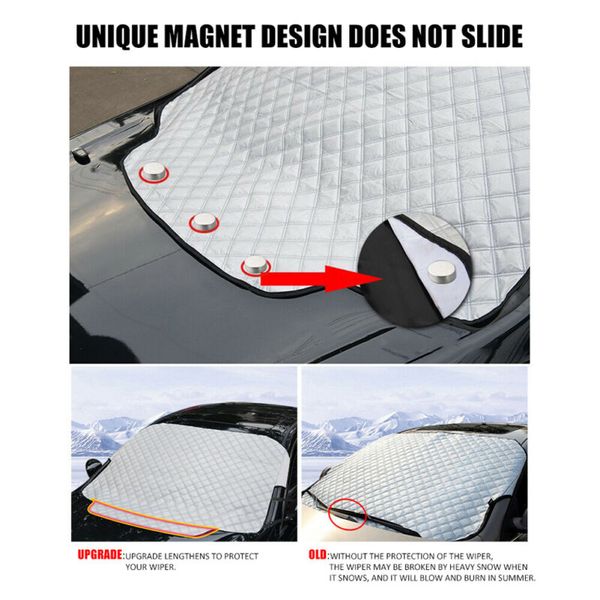 1pc silver magnetic car windshield winter ice frost guard sun shade protector
1pc silver magnetic car windshield winter ice frost guard sun shade protector
