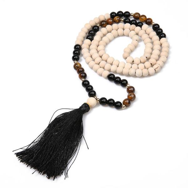 pendant necklaces showboho 8mm wooden bead tassel necklace natural semi-precious stonebeadednecklace birthdaypartyprayermeditationpendant, Silver
pendant necklaces showboho 8mm wooden bead tassel necklace natural semi-precious stonebeadednecklace birthdaypartyprayermeditationpendant, Silver