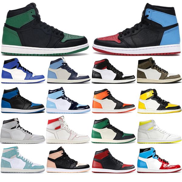 2020 new arrival jumpman 1 1s men women basketball shoes black toe royal pine green bloodine mens trainers runner athletics sports sneakers
2020 new arrival jumpman 1 1s men women basketball shoes black toe royal pine green bloodine mens trainers runner athletics sports sneakers