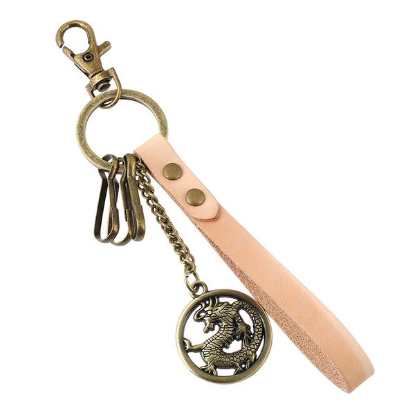 lucky chinese loong charms pendant keychain leather connect bronze metal keyring trinket key chains rings for man women gift, Silver
lucky chinese loong charms pendant keychain leather connect bronze metal keyring trinket key chains rings for man women gift, Silver