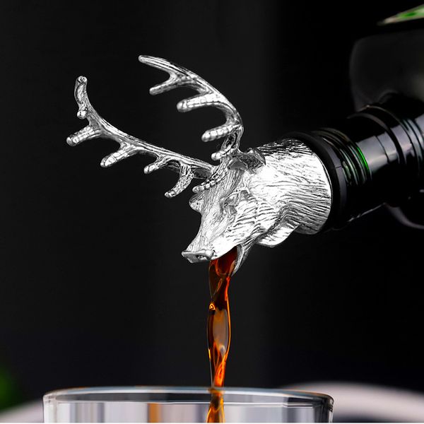 1pcs jagermeister wine pourer zinc alloy deer elk lion bull head wine ser drinks bar tools night club bar accessories
1pcs jagermeister wine pourer zinc alloy deer elk lion bull head wine ser drinks bar tools night club bar accessories