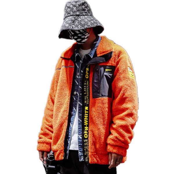 2020 new loose casual long-sleeved jacket couple wool lamb coat national tide men winter coats mens winter jacket, Black
2020 new loose casual long-sleeved jacket couple wool lamb coat national tide men winter coats mens winter jacket, Black