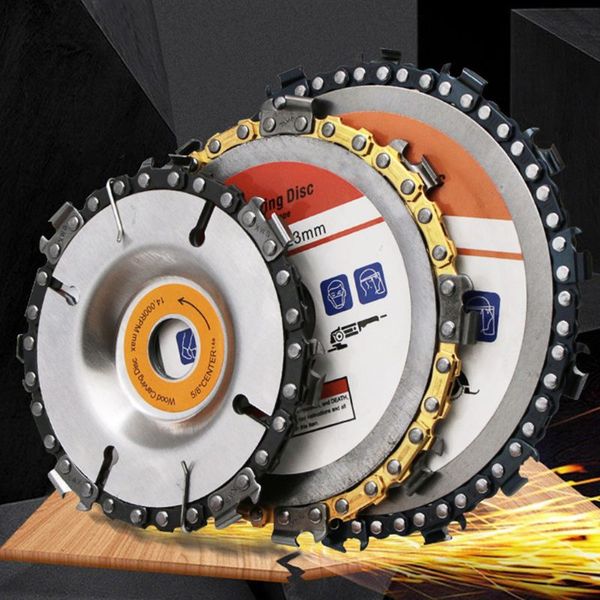 4 inch 5 inch wood carving disc woodworking chain grinder saws plate tool for 100/115/125mm angle grinding
4 inch 5 inch wood carving disc woodworking chain grinder saws plate tool for 100/115/125mm angle grinding