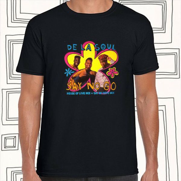de la soul say no go альбом logo мужская black t - рубашка размер s m l xl s - 6xl s - 6xl настройка tee shirt
de la soul say no go альбом logo мужская black t - рубашка размер s m l xl s - 6xl s - 6xl настройка tee shirt