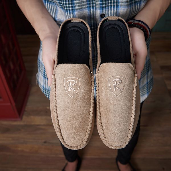 2020 summer men half slippers black gray youth fashion men shoes half drag flats shoes slip on casual shoe size 39-44
2020 summer men half slippers black gray youth fashion men shoes half drag flats shoes slip on casual shoe size 39-44