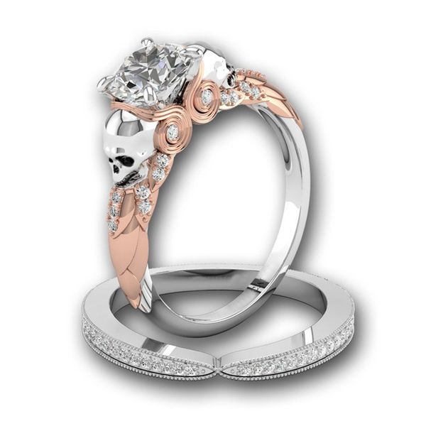 junerain brand designer selling couple jewelry creative skull ring double color romantic engagement couple ring
junerain brand designer selling couple jewelry creative skull ring double color romantic engagement couple ring