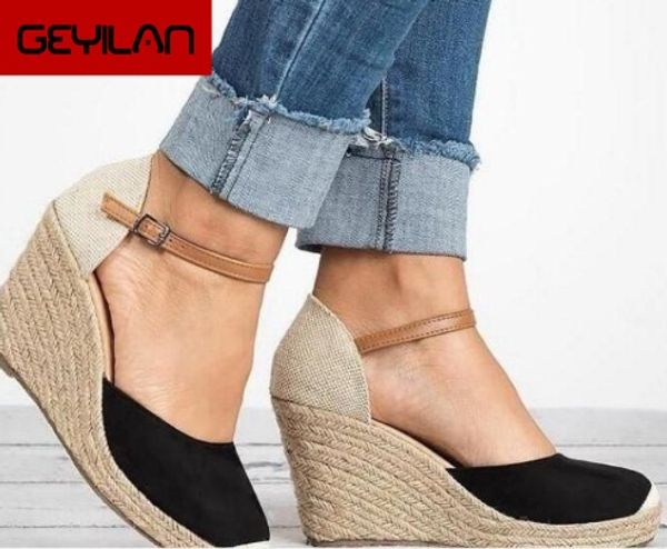 new high heels shoes for women autumn wedges sandals platform woman buckle strap shoes fashion party wedding gladiator, Black
new high heels shoes for women autumn wedges sandals platform woman buckle strap shoes fashion party wedding gladiator, Black