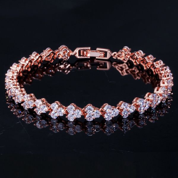 charm bracelets 18cm fashion jewery women chains zircon roman bracelet white gold and rose, Golden;silver
charm bracelets 18cm fashion jewery women chains zircon roman bracelet white gold and rose, Golden;silver