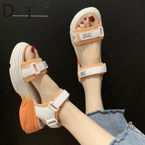 dress shoes doratasia mixed-color platform sandals casual med wedges women concise sweet flat woman, Black
dress shoes doratasia mixed-color platform sandals casual med wedges women concise sweet flat woman, Black