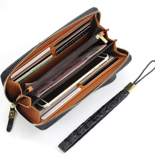 designer long wallets luxury crocodile zipper bag brand men clutch bag leather dust bag large capacity purse, Red;black
designer long wallets luxury crocodile zipper bag brand men clutch bag leather dust bag large capacity purse, Red;black