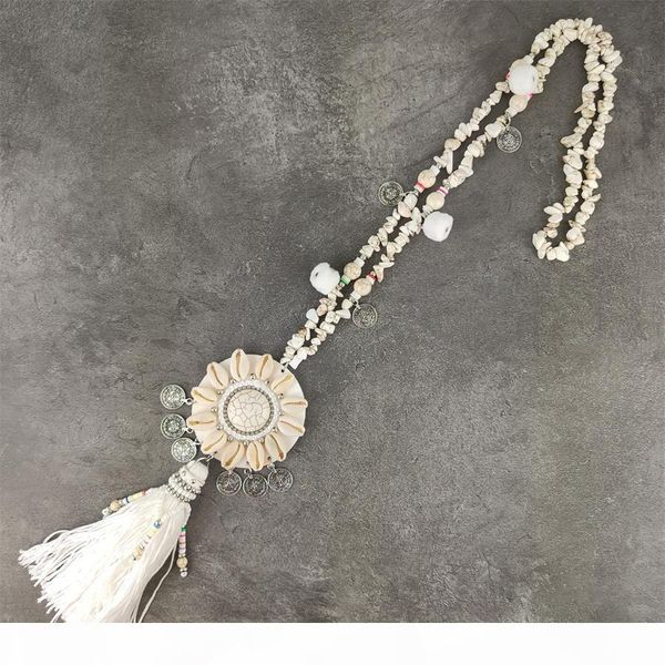 new arrival summer style colorful irregular gravel beads necklace long natural stone beads shell tassel necklace for women, Silver
new arrival summer style colorful irregular gravel beads necklace long natural stone beads shell tassel necklace for women, Silver