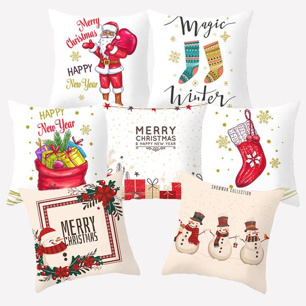 cushion/decorative pillow santa claus gift printed merry christmas cushion cover polyester decorative sofa cushions deer snowman pattern hom
cushion/decorative pillow santa claus gift printed merry christmas cushion cover polyester decorative sofa cushions deer snowman pattern hom