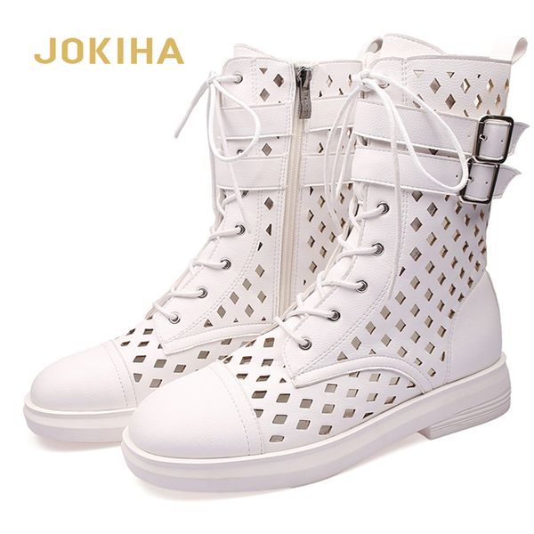2020 new summer boots women breathable mesh boots cutout thin short for women, Black
2020 new summer boots women breathable mesh boots cutout thin short for women, Black