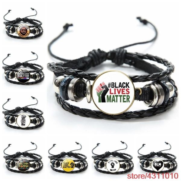 i can't breathe fist black lives matter charm bracelet women men glass leather bracelet fashion trendy multi layers, Golden;silver 
i can't breathe fist black lives matter charm bracelet women men glass leather bracelet fashion trendy multi layers, Golden;silver