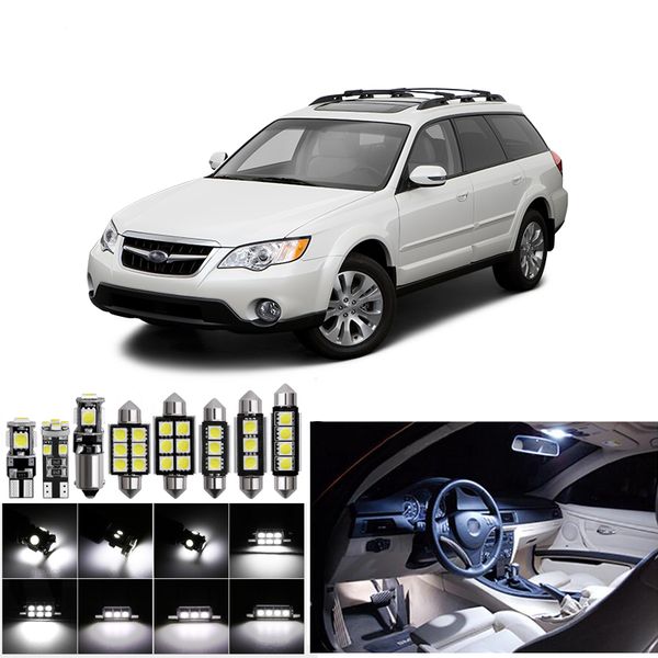 11x car led light interior package kit for 2005-2009 outback map dome trunk door license plate lamp white car accessories
11x car led light interior package kit for 2005-2009 outback map dome trunk door license plate lamp white car accessories