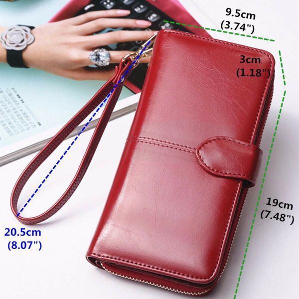 wallets women long fashion ladies pu leather zipper purse coin key handbag for women's clutch card holder phone package, Red;black
wallets women long fashion ladies pu leather zipper purse coin key handbag for women's clutch card holder phone package, Red;black