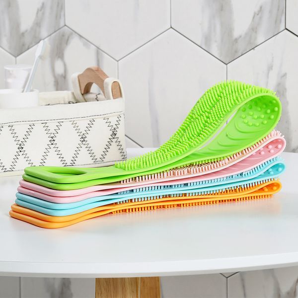 silicone back massagerback scrubber soft loofah bath towel bath belt body exfoliating massage for shower body cleaning bathroom shower strap
silicone back massagerback scrubber soft loofah bath towel bath belt body exfoliating massage for shower body cleaning bathroom shower strap
