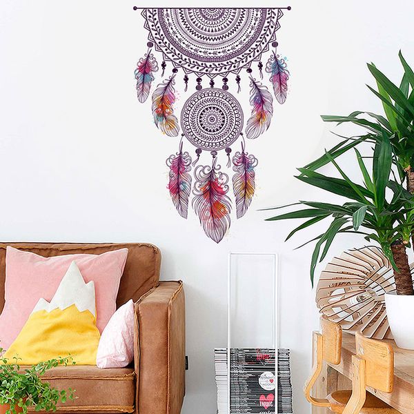 wall stickers retro style catch monternet dream catcher colorful feather art design for living room bedroom kids decal
wall stickers retro style catch monternet dream catcher colorful feather art design for living room bedroom kids decal