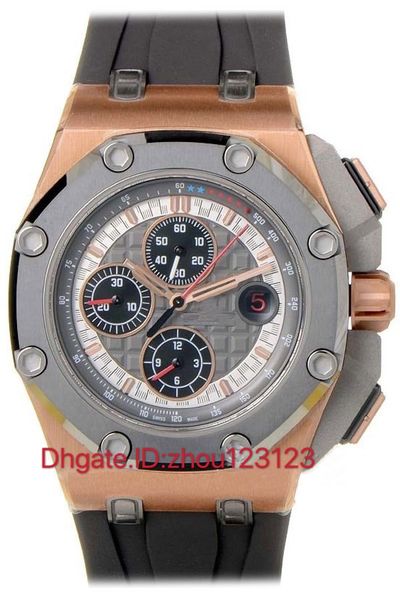 jf, super version.26568om. schumacher limited edition, titanium casetitanium ceramic ring, 3126 chronograph movement,royal oak, Slivery;brown
jf, super version.26568om. schumacher limited edition, titanium casetitanium ceramic ring, 3126 chronograph movement,royal oak, Slivery;brown