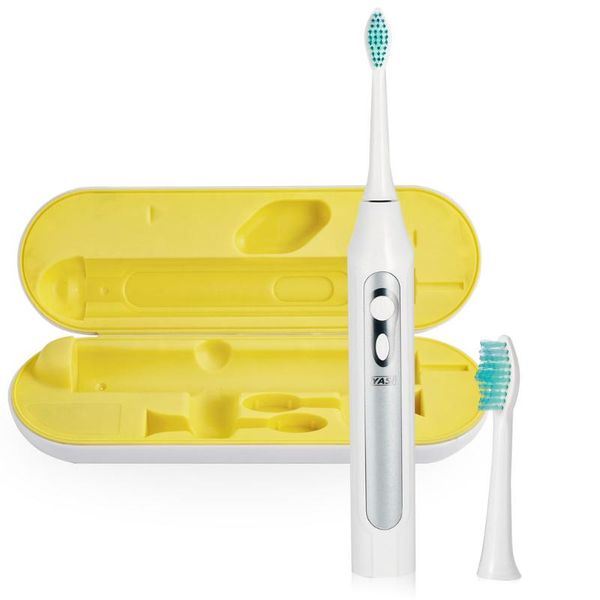 white portable easy operation wireless rechargeable electric sonic acoustic toothbrush with five operating modes
white portable easy operation wireless rechargeable electric sonic acoustic toothbrush with five operating modes