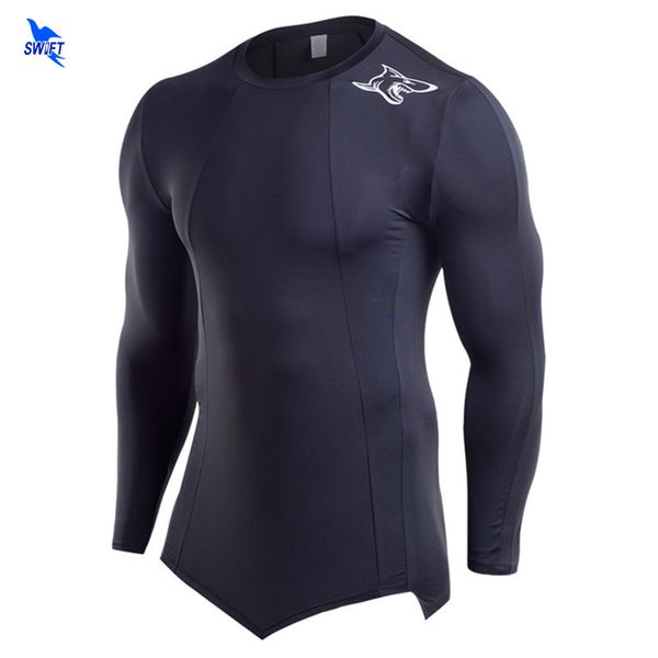 sharp hem men gym fitness long sleeve t shirt printed quick dry elastic running shirts patchwork mesh fabric sportswear, Black;blue
sharp hem men gym fitness long sleeve t shirt printed quick dry elastic running shirts patchwork mesh fabric sportswear, Black;blue