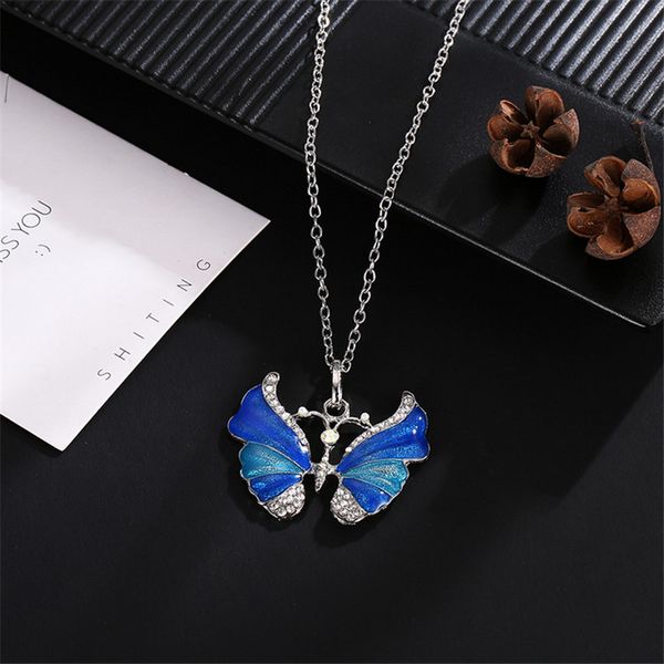 chokers lovely enamel butterfly pendant necklace for women silver color metal chain necklaces fashion jewelry drop gifts, Golden;silver
chokers lovely enamel butterfly pendant necklace for women silver color metal chain necklaces fashion jewelry drop gifts, Golden;silver