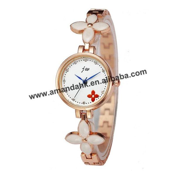 wholesale fashion women bracelet wristwatch women flower watch dress four clover bracelet watches, Slivery;brown
wholesale fashion women bracelet wristwatch women flower watch dress four clover bracelet watches, Slivery;brown