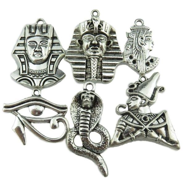 6pcs tibetan silver color pendant ancient egyptian pharaoh horus egypt eye pendants charms for necklace diy jewelry making
6pcs tibetan silver color pendant ancient egyptian pharaoh horus egypt eye pendants charms for necklace diy jewelry making
