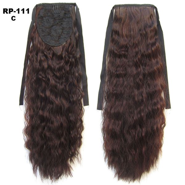 girlshow synthetic hair exentions per i capelli ponytails 6 colors body wave simulation human hair ponytails bundles rp-111, Black
girlshow synthetic hair exentions per i capelli ponytails 6 colors body wave simulation human hair ponytails bundles rp-111, Black
