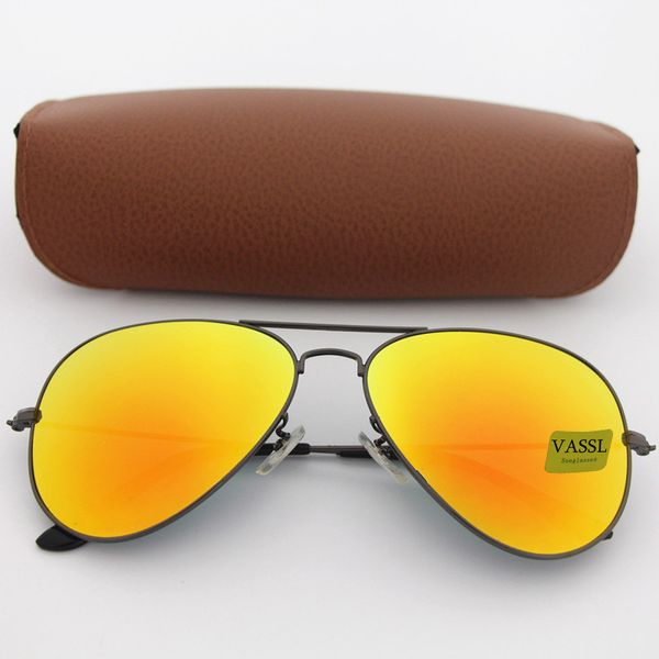 5pcs summer woman fashion pilot sunglasses man sport sunglasses driving sun glasses vassl grey frame orange 100% uv protection 62mm lens, White;black
5pcs summer woman fashion pilot sunglasses man sport sunglasses driving sun glasses vassl grey frame orange 100% uv protection 62mm lens, White;black
