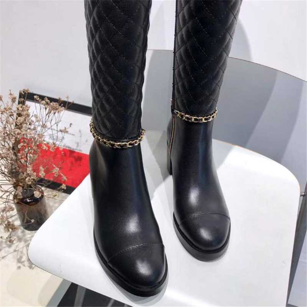 chain boots high tube knight boots metal decorative short thick-sole motorcycle platform women leather shoes, Black
chain boots high tube knight boots metal decorative short thick-sole motorcycle platform women leather shoes, Black