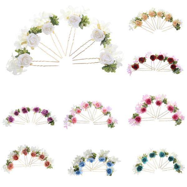 6pcs wedding party bridal flower hair clips hairpin fairy hair pins accessory, Golden;silver
6pcs wedding party bridal flower hair clips hairpin fairy hair pins accessory, Golden;silver